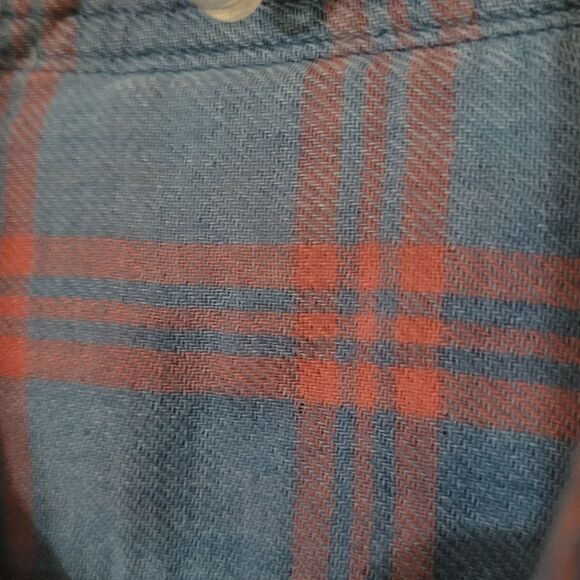 Faherty Shirt Mens S Plaid Reversible Flannel LS Button Up Preppy Hiking Camping - Picture 8 of 16